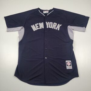New York Yankees jersey Majestic‎ Authentic On-Field BP Cool Base Sz 50 XL USA